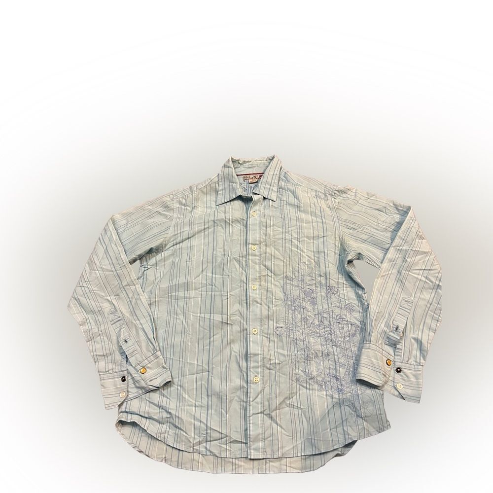 Quiksilver Men’s Embroidered Button Down Shirt